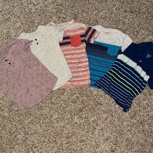 Lot of 5 Short Sleeve Shirts, 4T, EUC